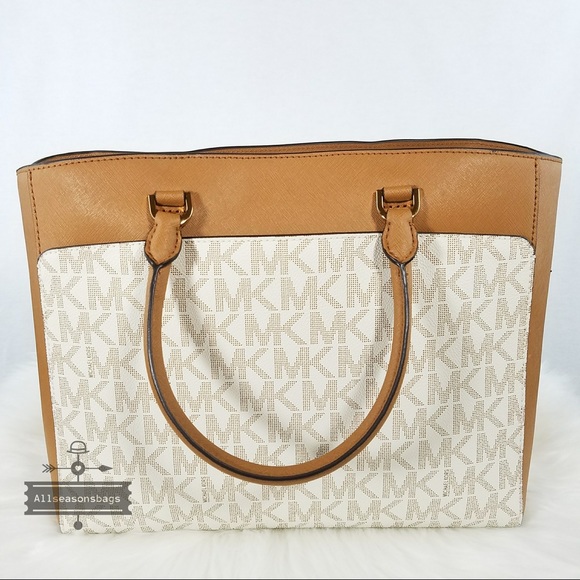 NWT Michael Kors Emmy Large Double Handle Tote Bag - Picture 3 of 7